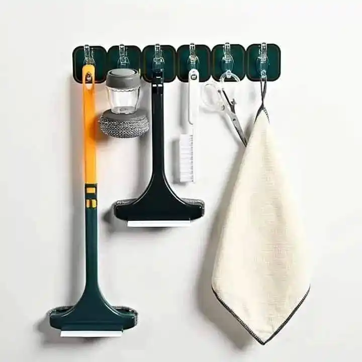 Six Raw Plastic Hook