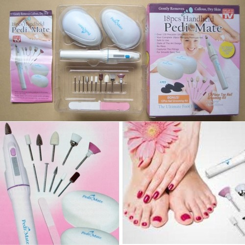 18 Pcs Handheld Pedi Mate