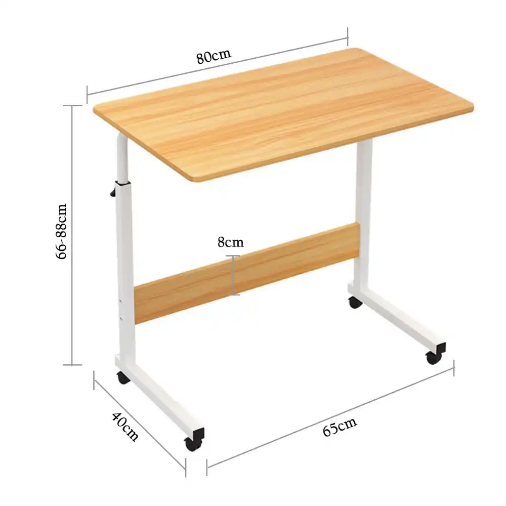 Adjustable and moveable table