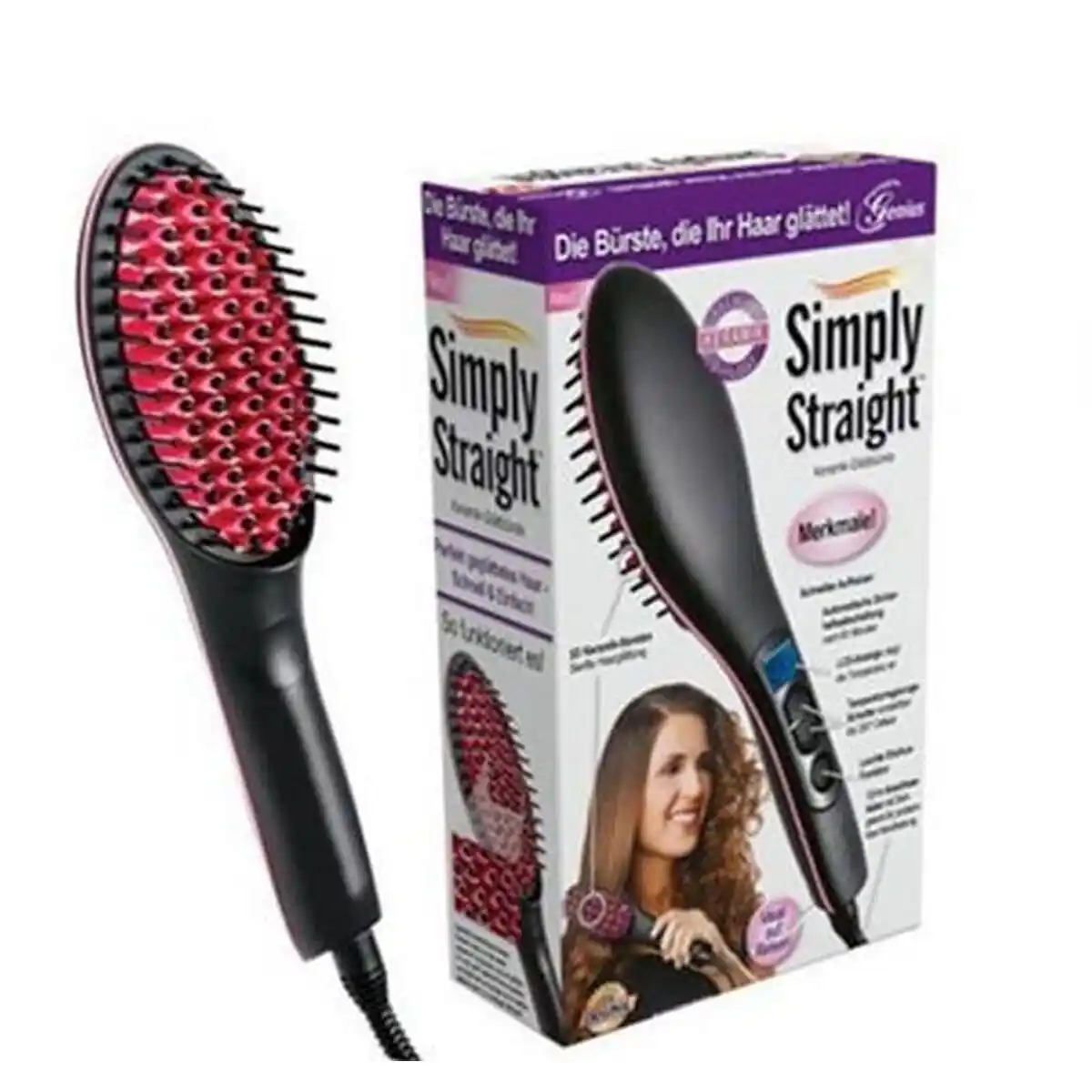 Straight Artifact Hair Brush Straightener