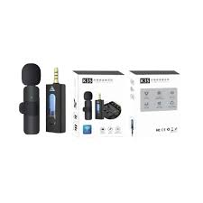 K35 single wireless microphone 100% authentic for smartphone, DSLR Camera,And Speakers