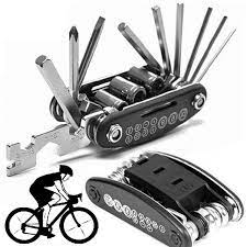 Multifunctional bike pocket repair tools