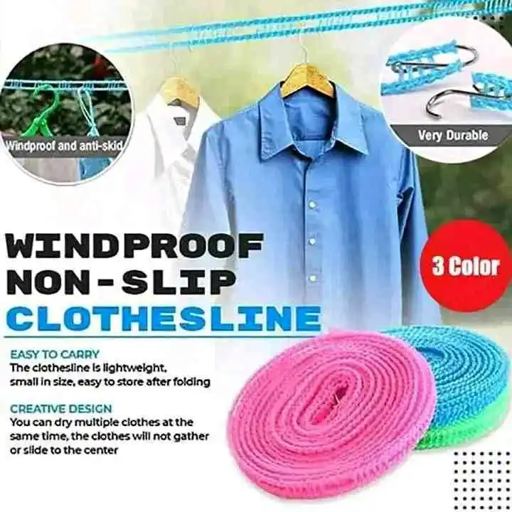 windproof non slip clothesline