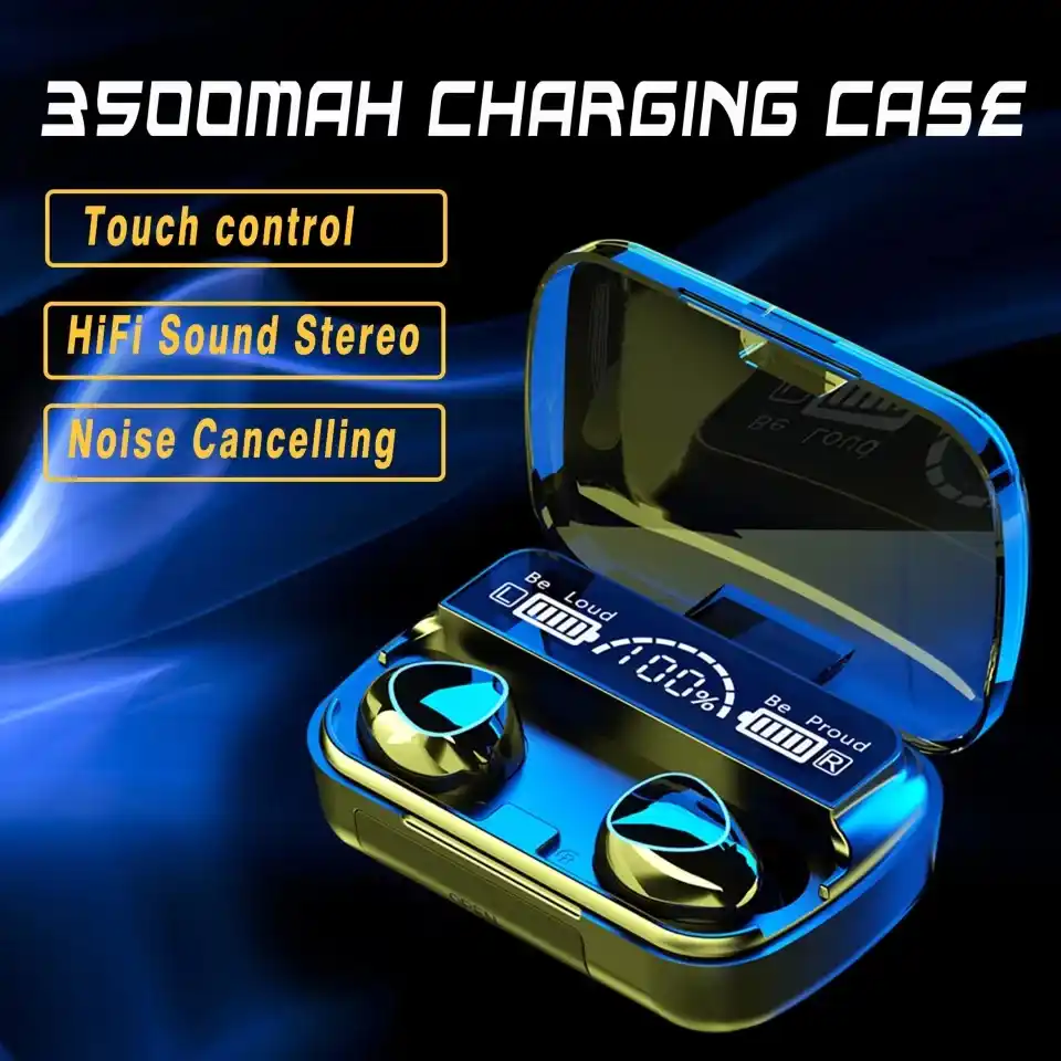 M10 Wireless Earbuds with Power Bank