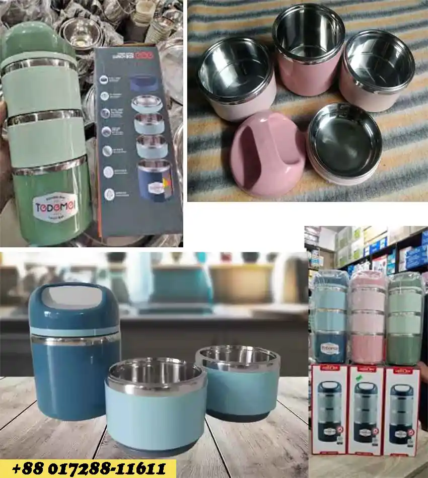 Tedemoi lunch box(3 bati)big size