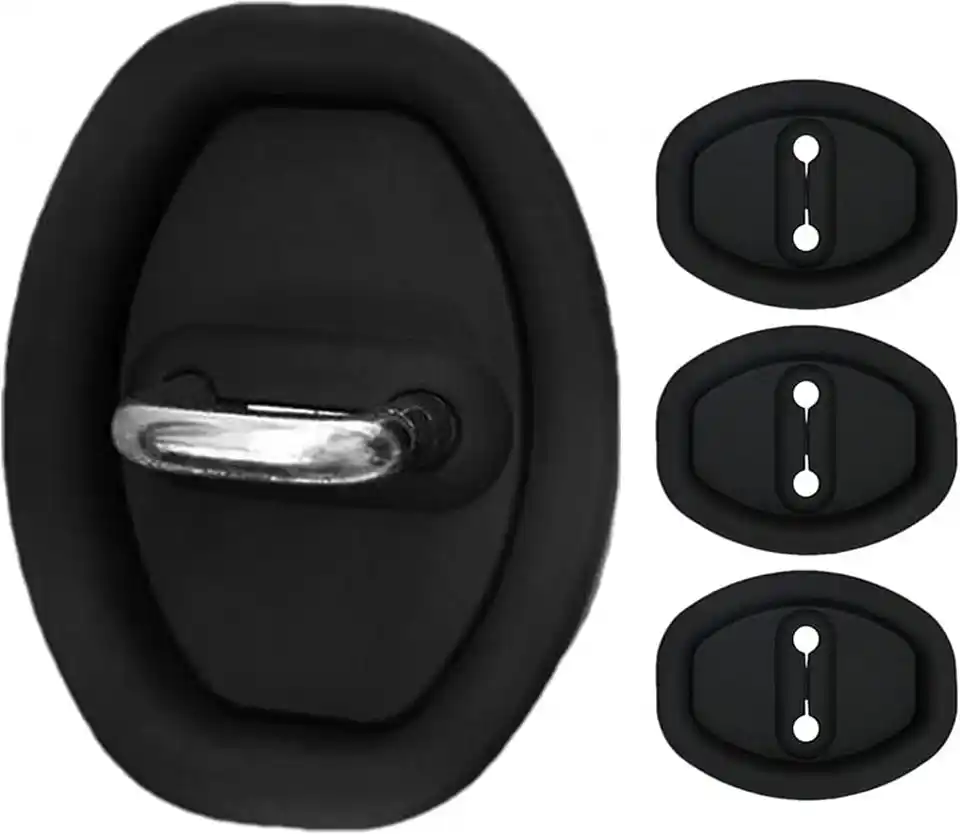 4 Pcs Silicon Car Door Lock Protective Cover