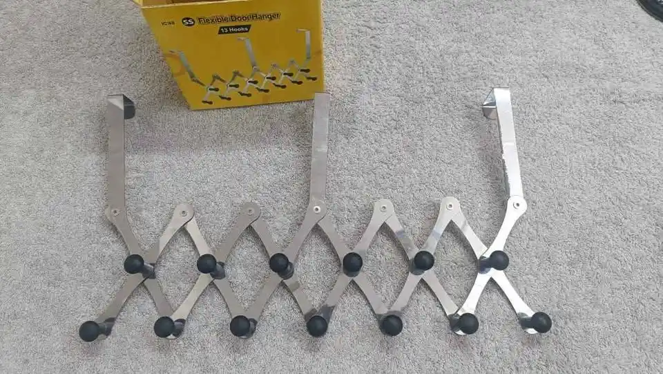 13 Hooks Portable SS Door Hanger
