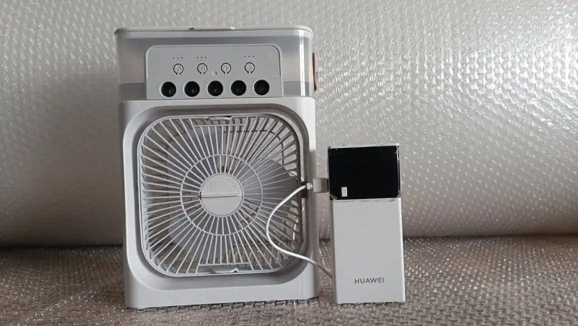Air Cooler Fan +power Bank Combo Pakage