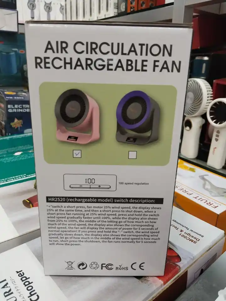 Only Rechargeable Fan