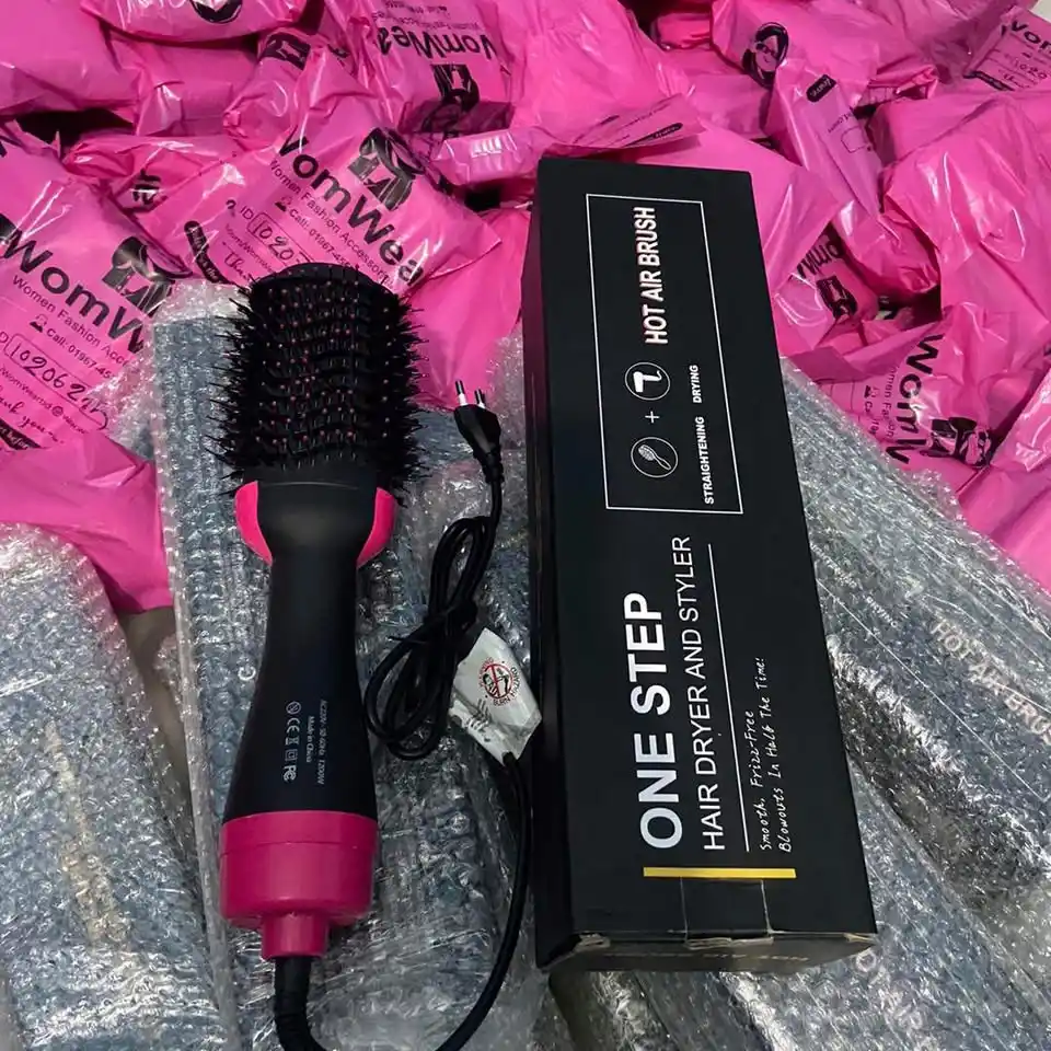 One step hair dryer and styler